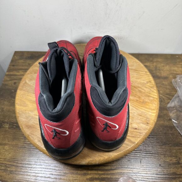 Nike Air Total Max Uptempo Shoes Mens Size 12 Red Black 442171-600 Basketball OG main image 4